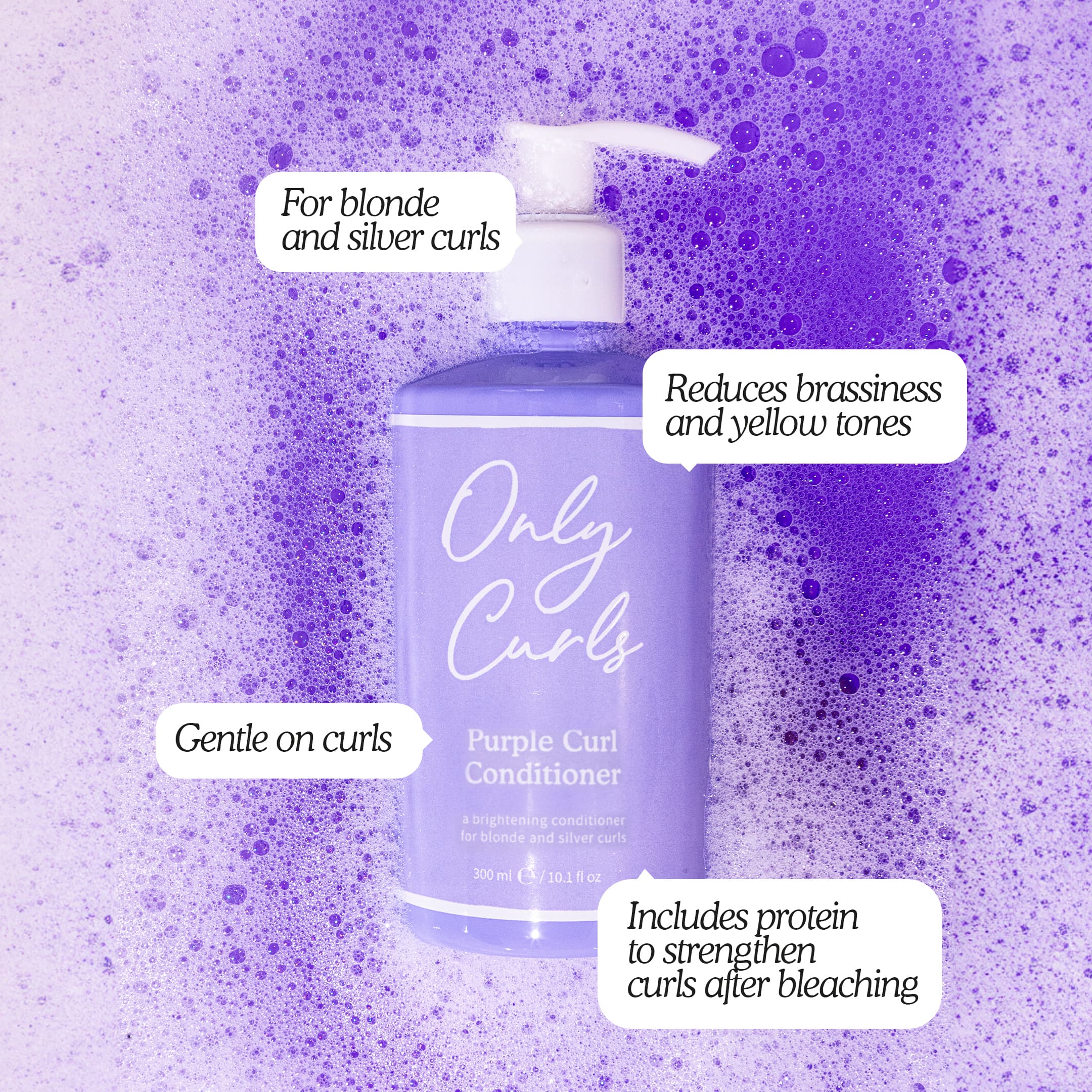 Mini Purple Curl Conditioner - Image 3