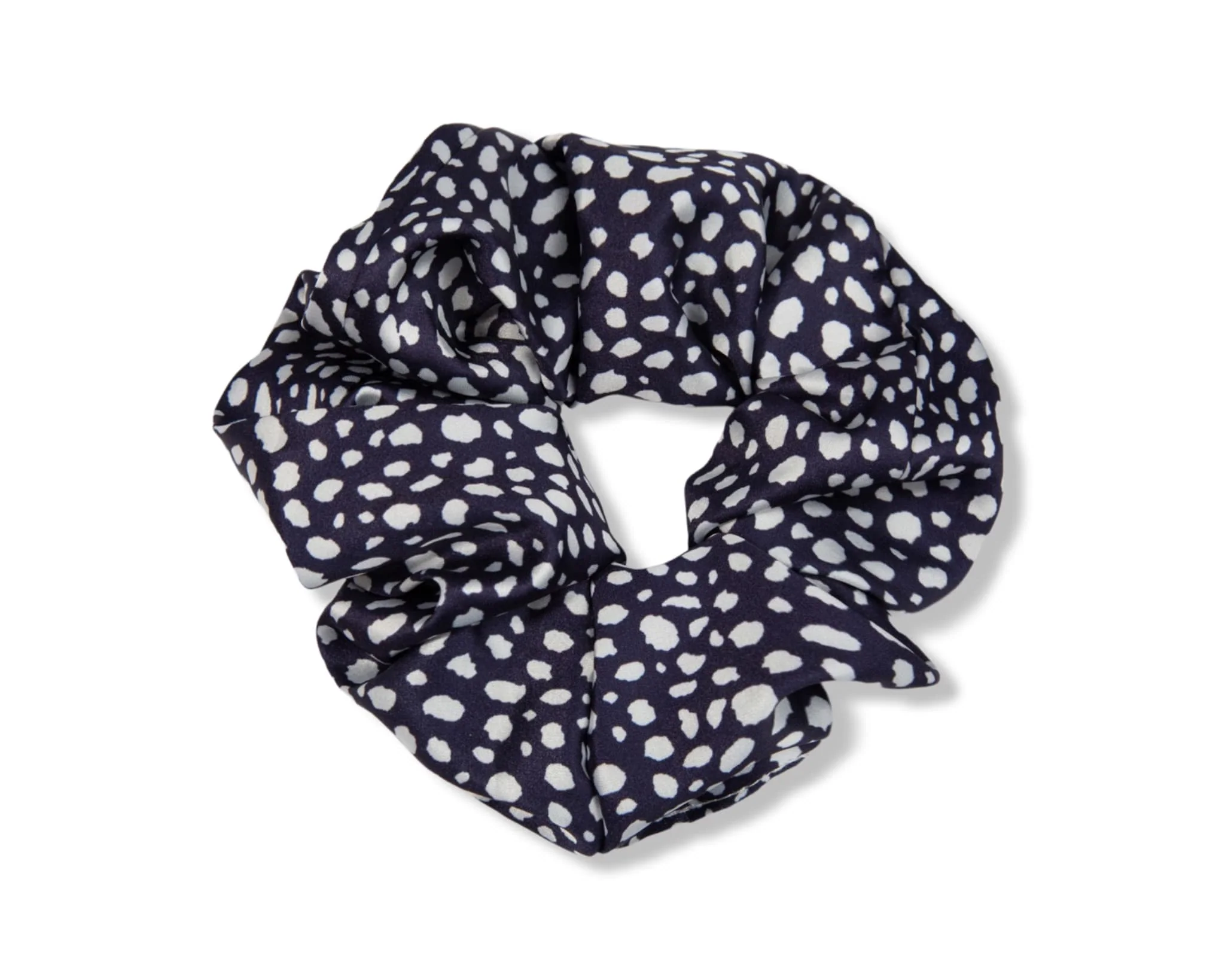 Only Curls Satin Scrunchies - Navy Twin Pack - Image 3